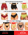 The Ultimate Comfort Variety Pack with 5 FREE Y-Strings® (Very Limited - Offer Ends Soon)