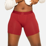 EXCLUSIVE Ultimate Everyday Cotton Boxers (With Pad Holder and Pocket) Cranberry