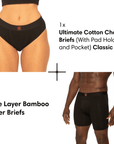 His and Hers Cheeky + Boxer Brief Bundle