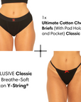 EXCLUSIVE Duo Pack: Cheeky Brief + Y-String®