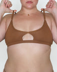 Breathe - Soft Cotton Cutout Bralette - SPICY WEAR