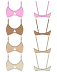 Cotton Cutout Bralette Variety Pack - Spicy Wear