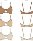 Exclusive Variety 3 Pack: Breathe-Soft Cutout Bralette