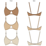 Exclusive Variety 3 Pack: Breathe-Soft Cutout Bralette