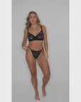 Stretch Lace Balconette Bra