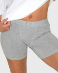 NEW Ultimate Everyday Cotton Boxers (With Pad Holder and Pocket) Cloud Gray