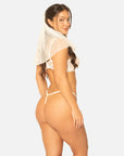 Coming soon: NEW Pearl Stretch Lace Y-String® (With Cotton Gusset)