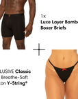 His and Hers Boxer Brief + Y-String® Bundle