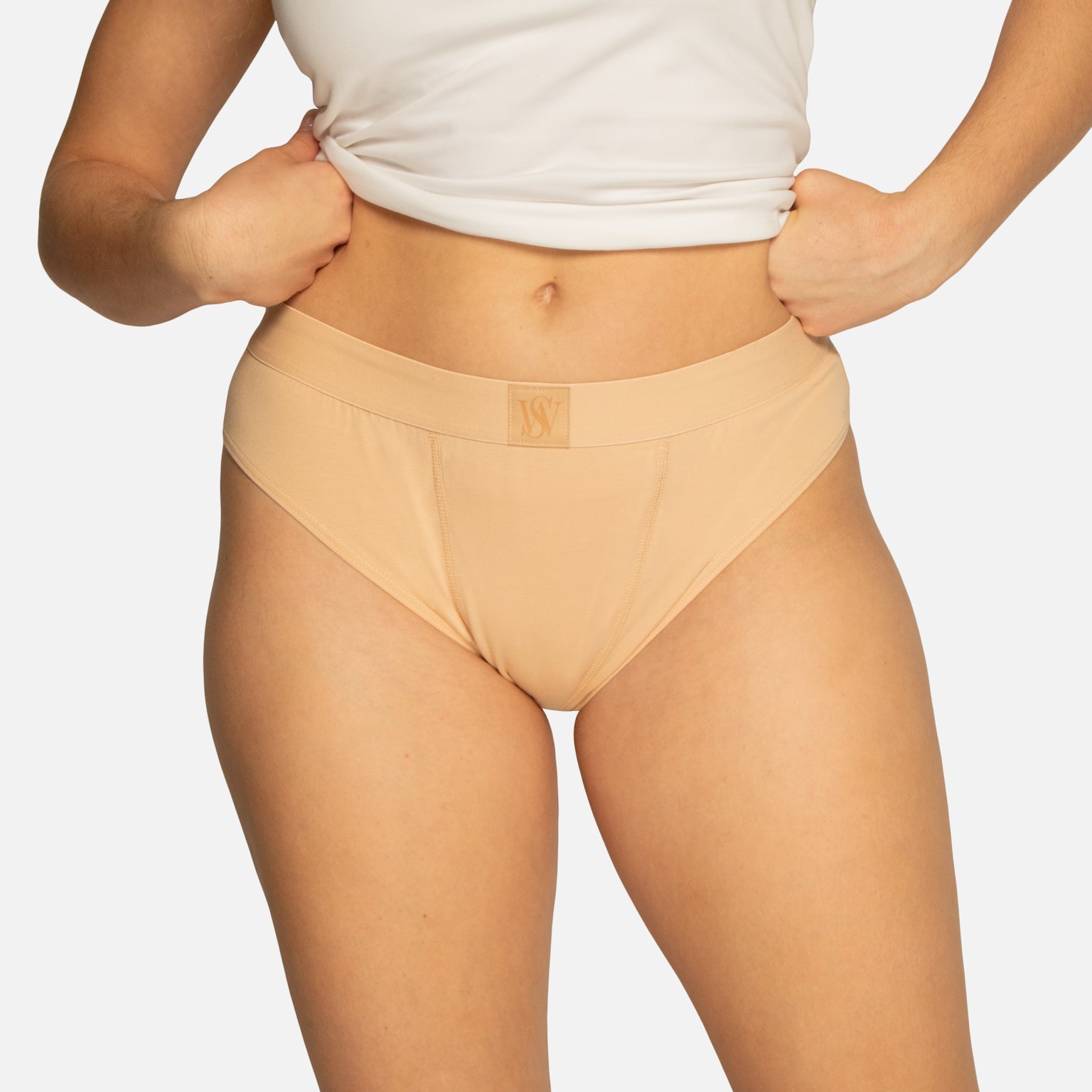 EXCLUSIVE Ultimate Cotton Cheeky Briefs (With Pad Holder and Pocket) Variety 3 Pack - SPICY WEAR